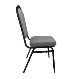 Krzesło Vega welur z metalowym stelażem