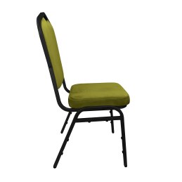 Krzesło Vega welur z metalowym stelażem