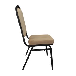 Krzesło Vega tkanina Welur bankietowe konferencyjne stelaż metalowy
