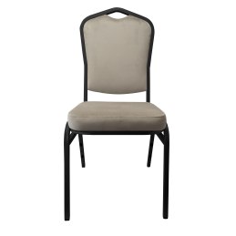 Krzesło Vega welur z metalowym stelażem