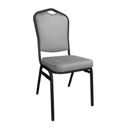 Krzesło Vega tkanina Welur bankietowe konferencyjne stelaż metalowy