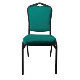 Krzesło Vega welur z metalowym stelażem