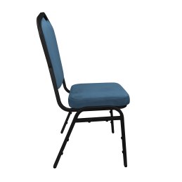 Krzesło Vega welur z metalowym stelażem