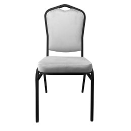 Krzesło Vega welur z metalowym stelażem