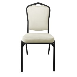 Krzesło Vega welur z metalowym stelażem