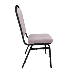 Krzesło Vega welur z metalowym stelażem