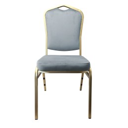 Krzesło Vega welur z metalowym stelażem