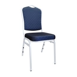 Krzesło Vega tkanina Dot, stelaż metalowy