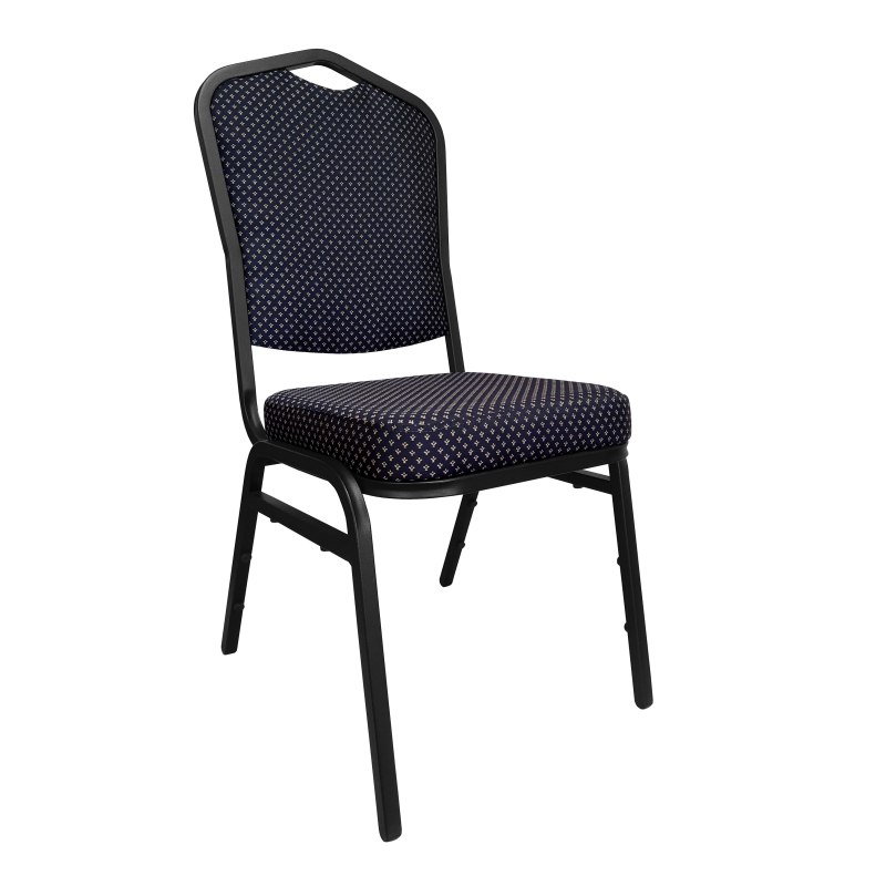 Krzesło Vega tapicerowane tkaniną Alto, stelaż metalowy