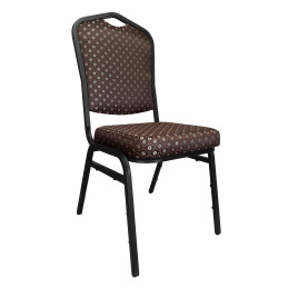 Krzesło Vega tapicerowane tkanina Berit, stelaż metalowy