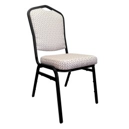 Krzesło Vega tapicerowane tkanina Berit, stelaż metalowy