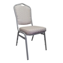 Krzesło Vega tapicerowane tkanina Berit, stelaż metalowy