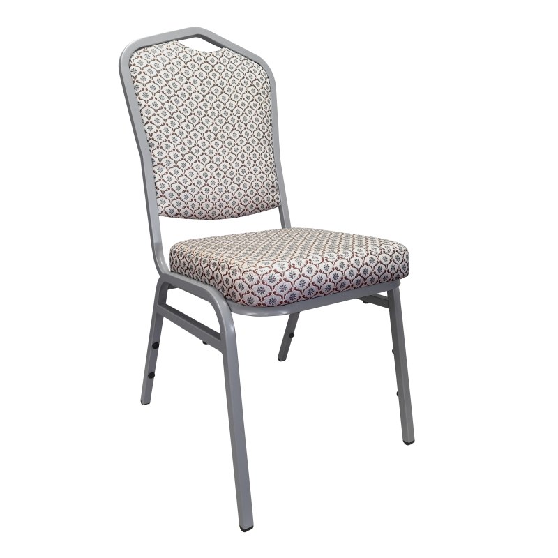 Krzesło Vega tapicerowane tkanina Berit, stelaż metalowy