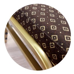 Krzesło Vega tkanina Sparta bankietowe konferencyjne stelaż metalowy