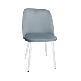 Krzesło GOYA welur z metalowymi nogami