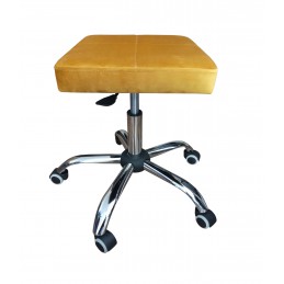 Fotel obrotowy MAX MG15 – MAGIC VELVET, chromowana podstawa