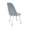 Krzesło GOYA welur z metalowymi nogami