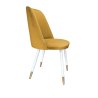 Krzesło GOYA welur z metalowymi nogami