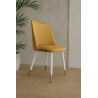 Krzesło GOYA welur z metalowymi nogami