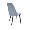 Krzesło GOYA welur z metalowymi nogami