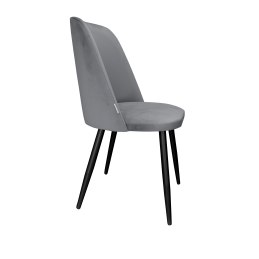 Krzesło GOYA welur z metalowymi nogami