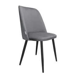 Krzesło GOYA welur z metalowymi nogami