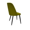 Krzesło GOYA welur z metalowymi nogami