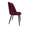 Krzesło GOYA welur z metalowymi nogami