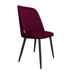 Krzesło GOYA welur z metalowymi nogami