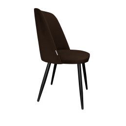 Krzesło GOYA welur z metalowymi nogami