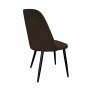 Krzesło GOYA welur z metalowymi nogami