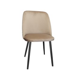 Krzesło GOYA welur z metalowymi nogami