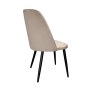 Krzesło GOYA welur z metalowymi nogami