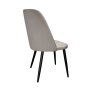 Krzesło GOYA welur z metalowymi nogami