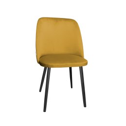 Krzesło GOYA welur z metalowymi nogami