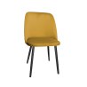 Krzesło GOYA welur z metalowymi nogami
