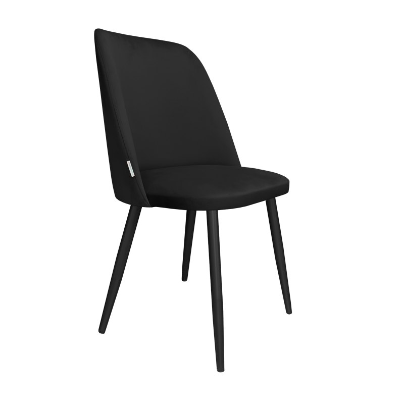 Krzesło GOYA welur z metalowymi nogami