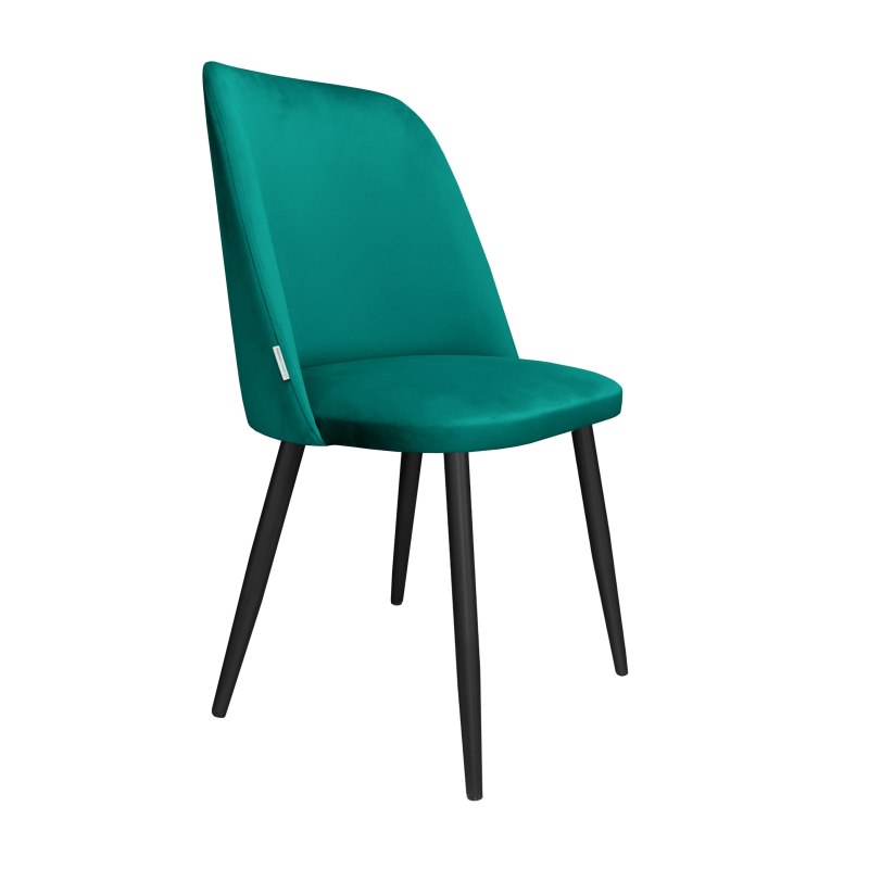 Krzesło GOYA welur z metalowymi nogami