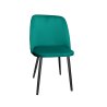Krzesło GOYA welur z metalowymi nogami