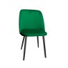Krzesło GOYA welur z metalowymi nogami