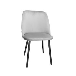 Krzesło GOYA welur z metalowymi nogami