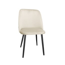 Krzesło GOYA welur z metalowymi nogami