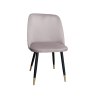 Krzesło GOYA welur z metalowymi nogami