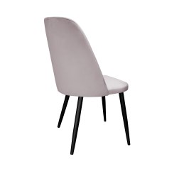 Krzesło GOYA welur z metalowymi nogami