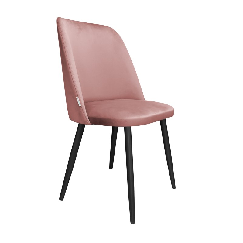 Krzesło GOYA welur z metalowymi nogami