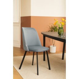 Krzesło GOYA welur z metalowymi nogami