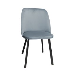 Krzesło GOYA welur z metalowymi nogami
