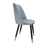 Krzesło GOYA welur z metalowymi nogami