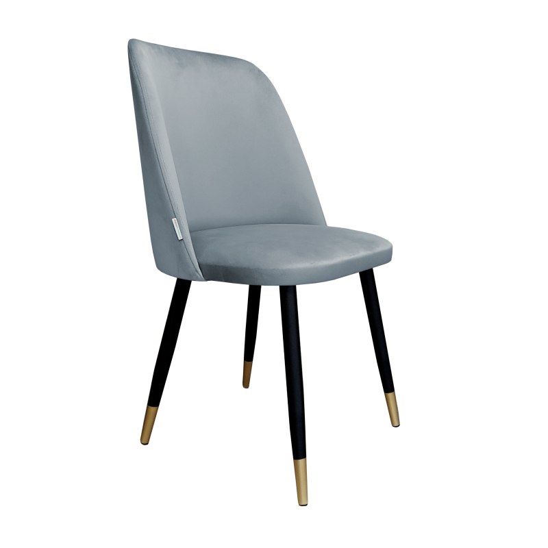 Krzesło GOYA welur z metalowymi nogami
