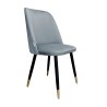 Krzesło GOYA welur z metalowymi nogami